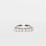 Anello Veretta In Oro Bianco 18 kt Con Diamanti